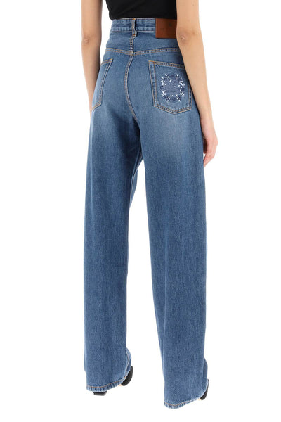 low-waisted baggy jeans WRNB0005 AD171 VARIANTE ABBINATA