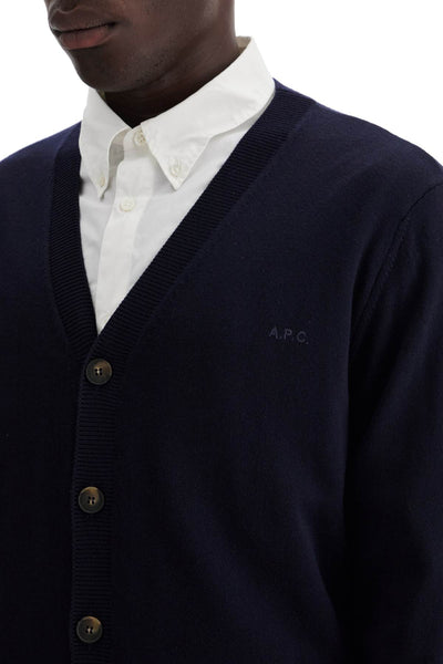 "joe's wool cardigan WVAWM H22248 DARK NAVY