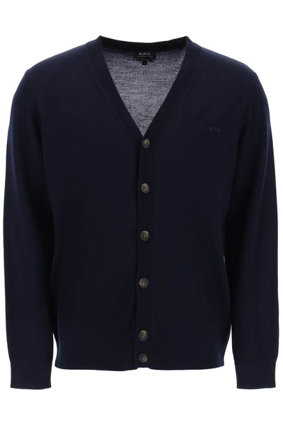 "joe's wool cardigan WVAWM H22248 DARK NAVY