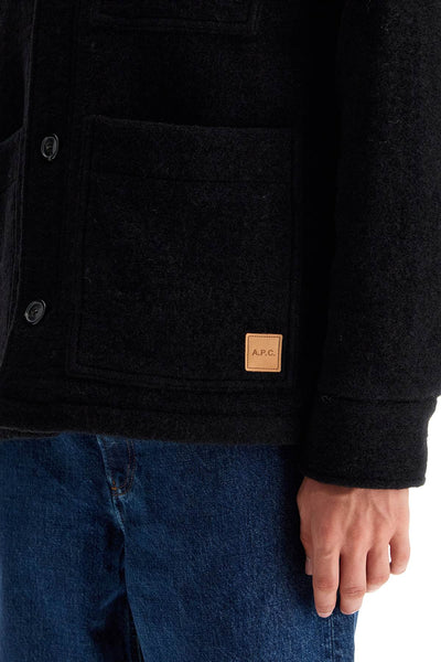 "emile wool effect fleece WVBCA H02961 NOIR