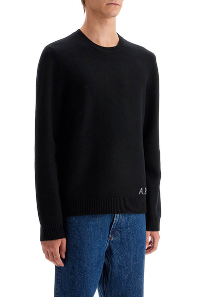 "compact wool edward pullover sweater WVBDJ H23059 NOIR