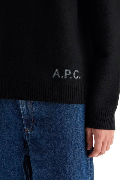 "compact wool edward pullover sweater WVBDJ H23059 NOIR