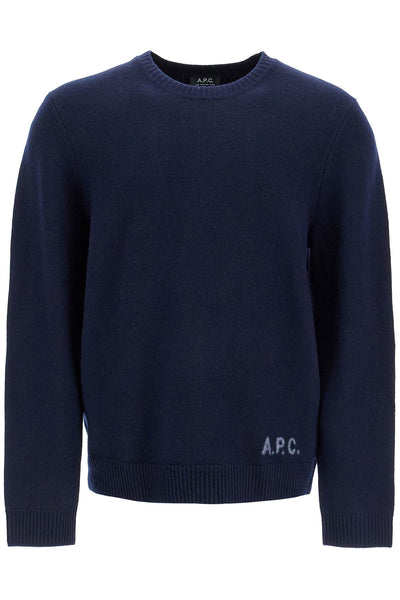 'compact wool edward pullover sweater WVBDJ H23059 DARK NAVY