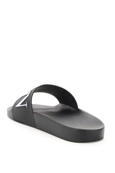 vltn pvc slides 3Y2S0873SYE NERO BIANCO