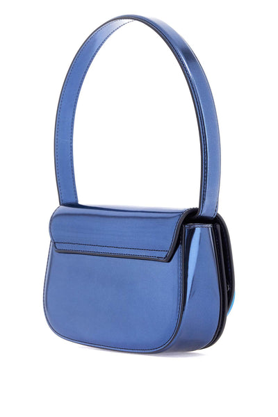 1dr metallic leather shoulder bag X08396 PS202 BLUE