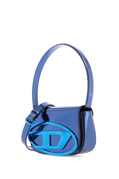 1dr metallic leather shoulder bag X08396 PS202 BLUE