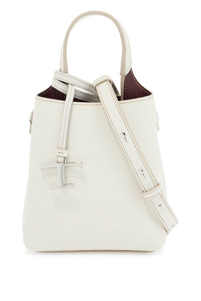 white calf leather crossbody bag with burgundy details XBWAPAT9000QRI B015(BIANCO CALCE)+R802(BORDEAUX SC)