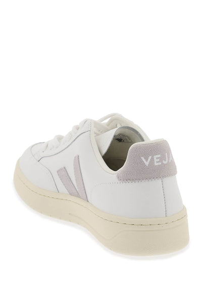 leather v-12 sneakers XD0203484B EXTRA WHITE LIGHT GREY