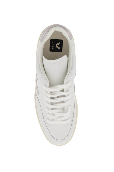 leather v-12 sneakers XD0203484B EXTRA WHITE LIGHT GREY