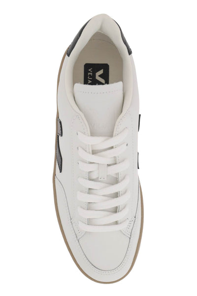 leather v-12 sneakers XD0203640B EXTRA WHITE BLACK DUNE