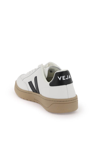 v-12 leather sneakers XD0203640A EXTRA WHITE BLACK DUNE