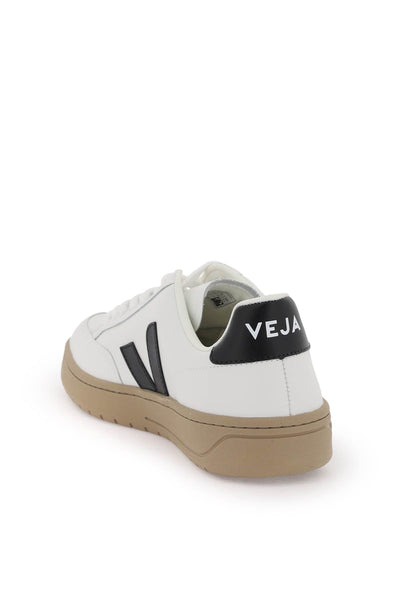 leather v-12 sneakers XD0203640A EXTRA WHITE BLACK DUNE