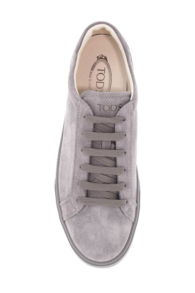 lace-up shoes in suede mouse grey with rubber sole XXM04L0HZ40RE0 GRIGIO MOUSE