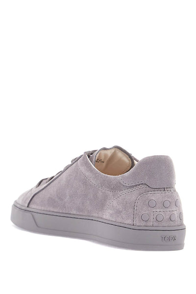 lace-up shoes in suede mouse grey with rubber sole XXM04L0HZ40RE0 GRIGIO MOUSE