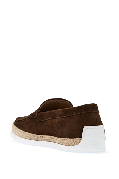 suede slip-on with rafia insert XXM0TV0AJ30OA6 COCONUT