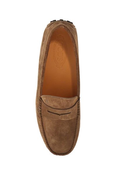 light walnut leather driving moccasin XXM22L00010RE0 NOCE CHIARO | Italystation.com