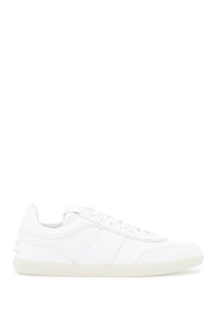 leather sneaker tabs with XXM68C0DP30OV7 BIANCO