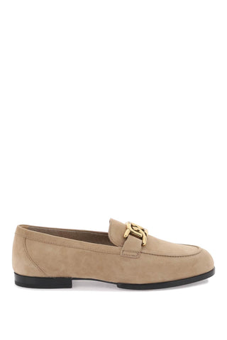 suede leather kate loafers in XXW02E0IH20HR0 CAPPUCCINO