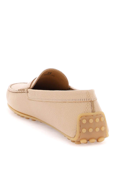 city gommino leather loafers XXW10L00010SZL ROSA GRANITO
