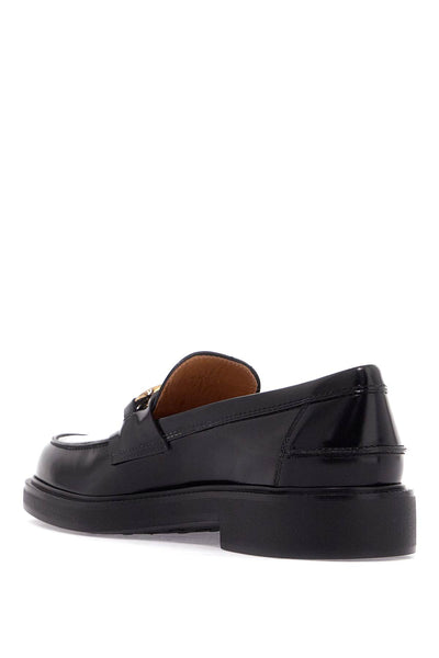 metal logo loafers with metal detailing XXW20L0IM70SHA NERO