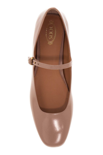 leather ballet flats XXW23L0IN40SSP ROSA GRANITO