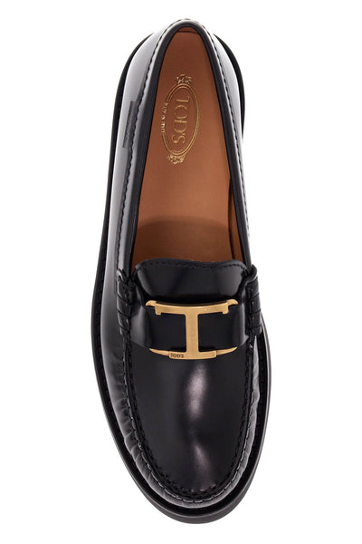 t timeless leather loafers XXW54K0HN90SHA NERO