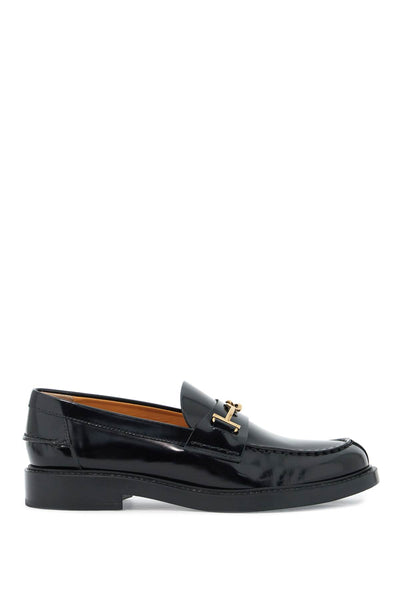 leather loafers for XXW59C0IS40SHA NERO