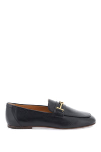 leather loafers with bow XXW79A0HM60MBW NERO