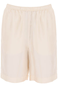 silk zinia shorts set ZINIA CREAM ROSE