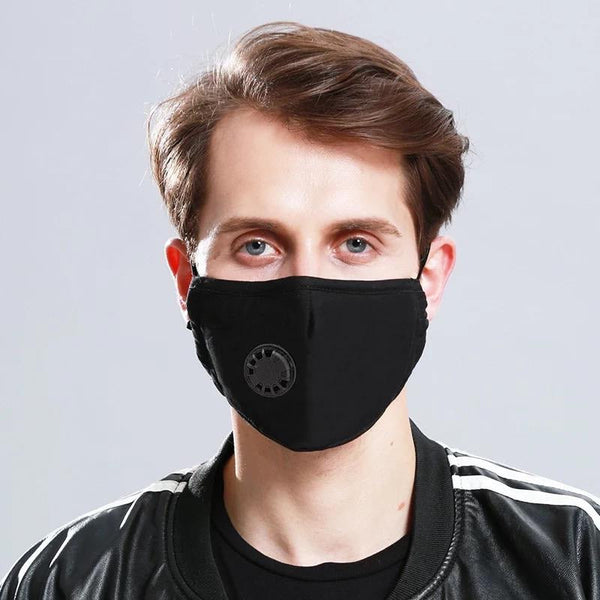 Non Medical Black Lightweight & Comfortable Wear Face Covering with 1 Filter