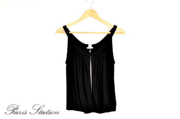 Hermes Black Tank Top Shirt Size 40