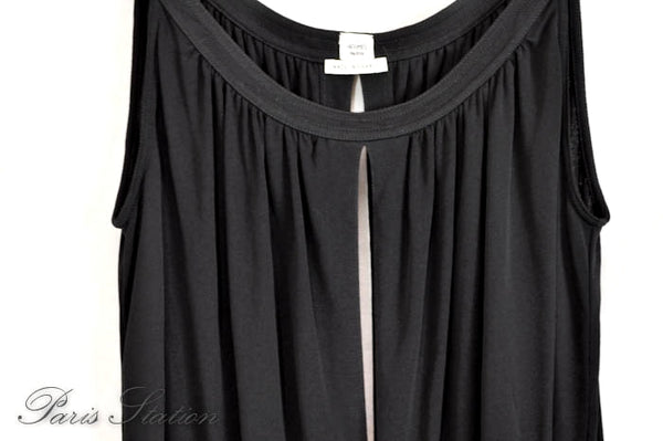 Hermes Black Tank Top Shirt Size 40