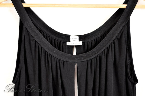 Hermes Black Tank Top Shirt Size 40