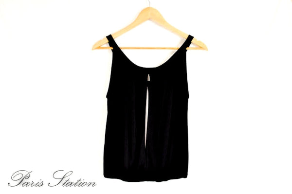 Hermes Black Tank Top Shirt Size 40