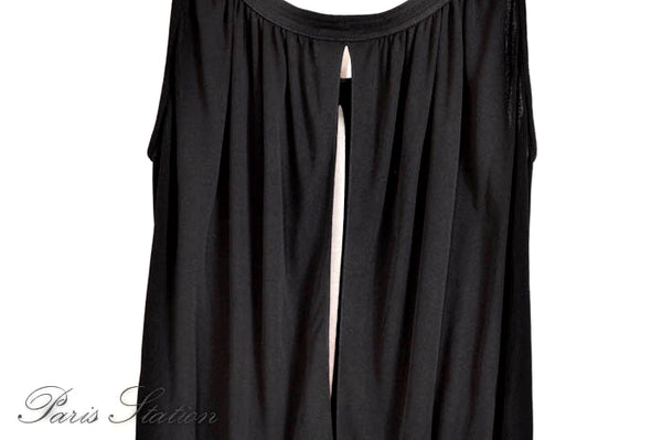 Hermes Black Tank Top Shirt Size 40