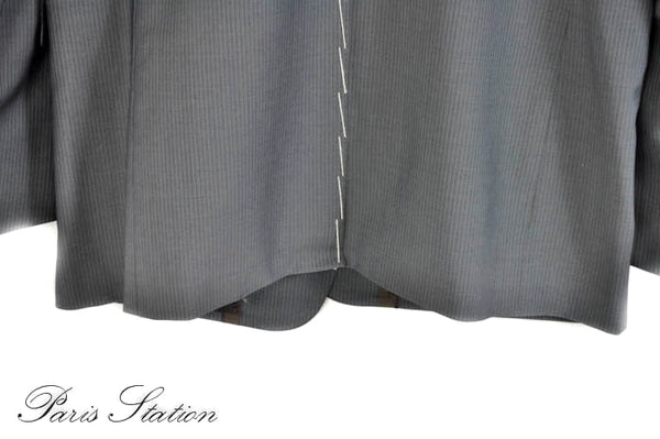 Louis Vuitton Grey Striped Men's Suit Size 56