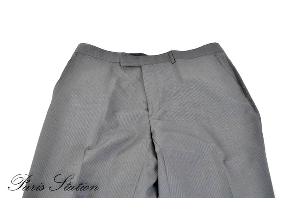 Louis Vuitton Grey Striped Men's Suit Size 56