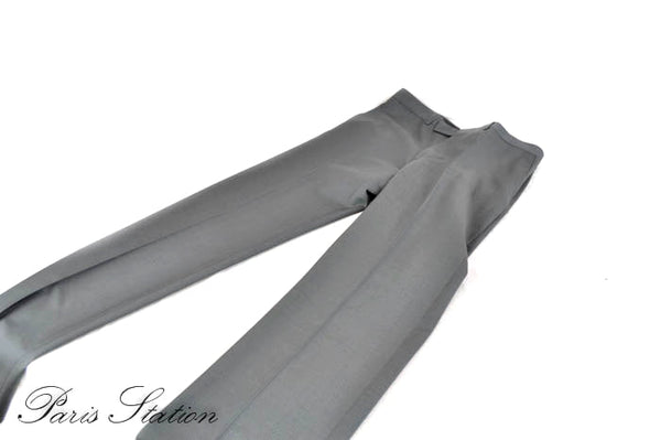 Louis Vuitton Grey Striped Men's Suit Size 56