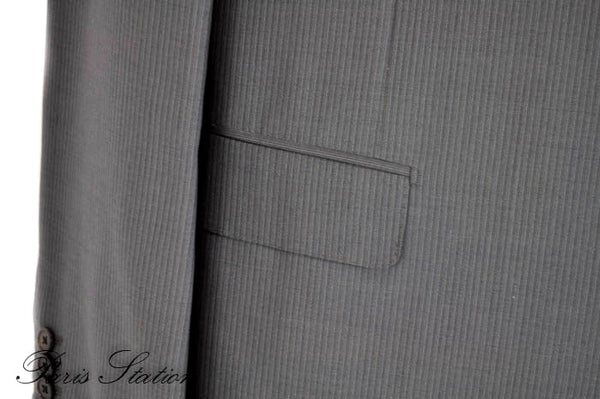 Louis Vuitton Grey Striped Men's Suit Size 56