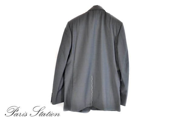 Louis Vuitton Grey Striped Men's Suit Size 56