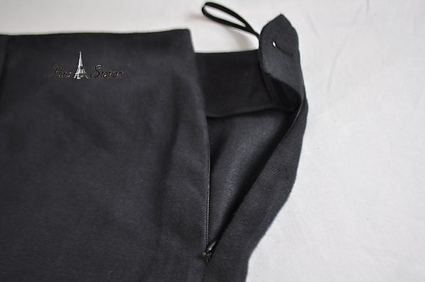 New Hermes Women's Black Skirt Size 34