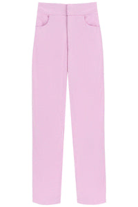 Giuseppe di morabito wide-leg pants with crystals 061PAC237 LILAC PINK