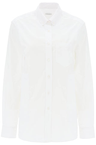 Saks potts william poplin shirt 06525 WHITE