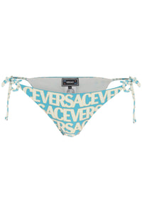 Versace versace allover bikini bottom 1001407 1A08162 TURQUOISE AVORY