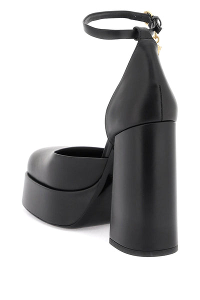 Versace 'medusa aevitas' 高跟鞋 1007718 DVT2P 黑色 VERSACE 金色