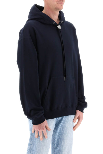 Versace la medusa hoodie 1008661 1A06213 NAVY BLUE