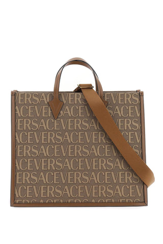 Versace 范思哲通體購物袋 1008913 1A07951 公尺棕色