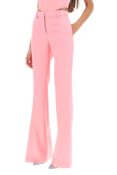 Versace low waisted flared trousers 1010045 1A08198 PASTEL PINK