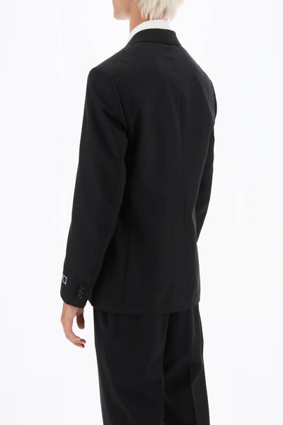 Versace 美杜莎 biggie 單排扣西裝外套 1010602 1A07454 黑色