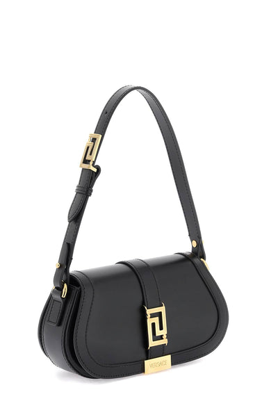 Versace 'greca goddess' mini shoulder bag 1010951 1A05134 BLACK VERSACE GOLD